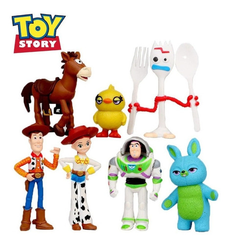 Set 7 Figuras Toy Story Juguetes Coleccionables Para Niños