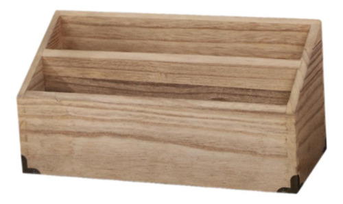 Organizador De Escritorio De Madera Suministros De Control