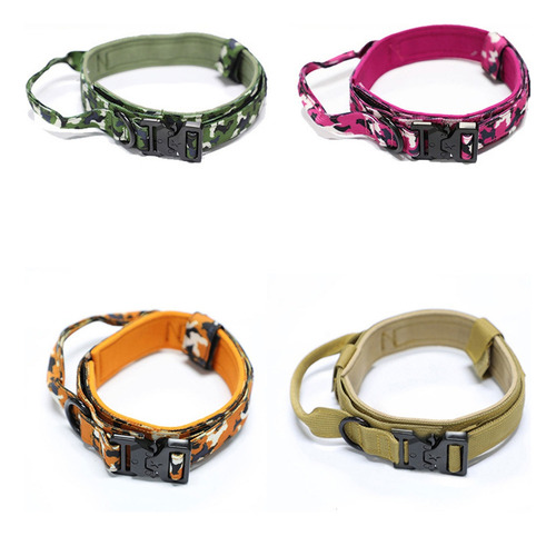 (l-5) Collar Táctico For Perros Collares Militares De