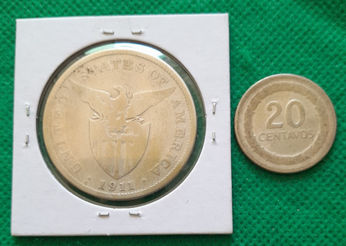 Moneda De 1 Pesos Filipinas, Ocupacion Americana (ley 800)