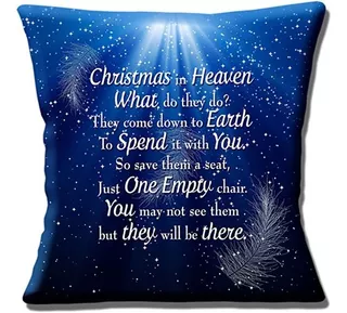 Yowming Christmas In Heaven Cushion Cover Christmas In Heav.