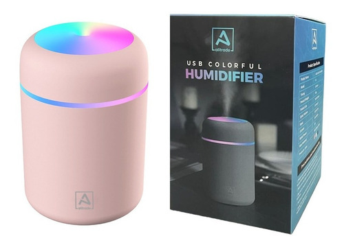 Humidificador Aromatizador Difusor Ultrasónico 300ml Usb Rgb