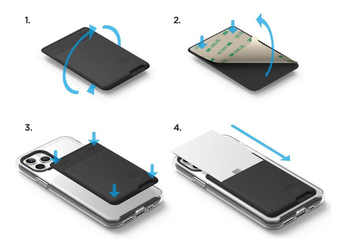 Porta Tarjetas Funda Tarjetero Teléfono Celular Universal