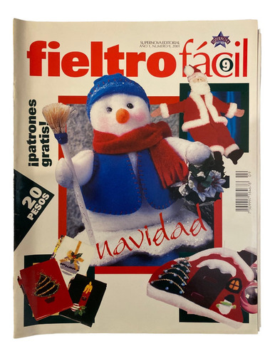 Revista Fieltro Facil #9 Navidad Editorial Supernova 2001 (Usado)