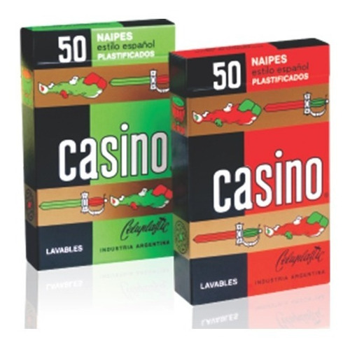 Cartas Casino Naipes Truco 50 Carta Plastificadas 5 Unidades