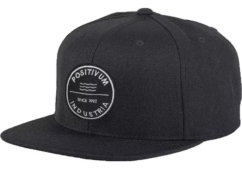 Gorras Planas Snapback Negra Positivum Industria Unltd