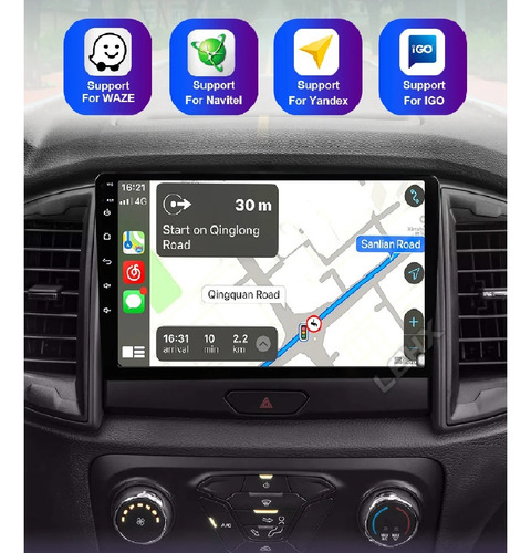 Multimidia Android Ford Ranger Xls 2016-22 Octa 6/64gb 9' 4g