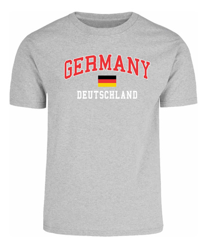 Playera Modelo Bandera Flag Germany Deutschland Estampado