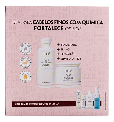 Kit Keune Care Keratin Smooth Duo (2 Produtos)