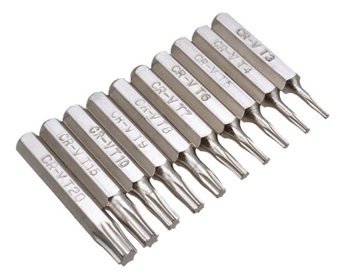 Para Conjunto De Chaves De Fenda Cr-v Torx T3 T4 T5 T6 T7 T8