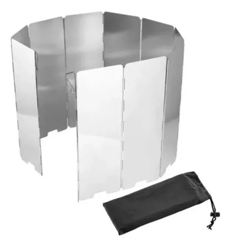 Kit Cocinilla Camping + Protector De Viento Para Cocinilla