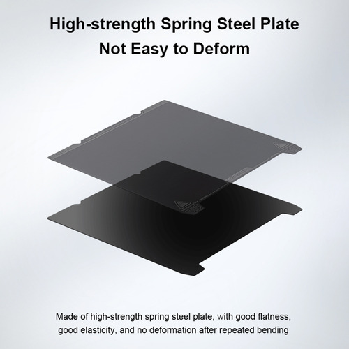 Aço De Mola Para Placa 3d Pla Abs Back Para S1/ender-3 Pei