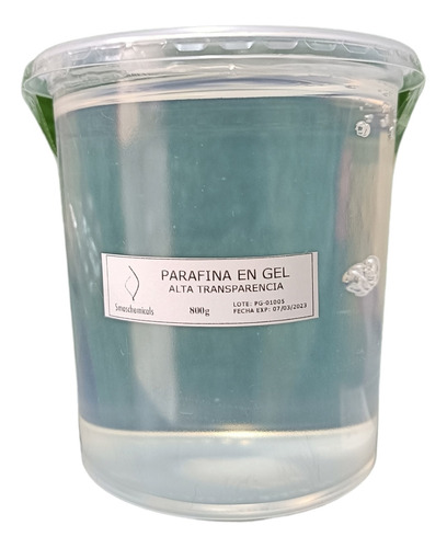 Parafina En Gel  Full Transparente 800 G.