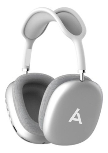 Auricular Aitech All Sound On-ear Wireless Con Micrófono Color Blanco