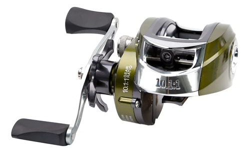 Reel Huevito Pesca 20 Rulemanes Ratio 10,1:1 Drag 8kg