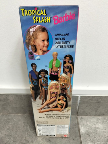 Barbie Tropical Splash Nuevo Cerrado 1994