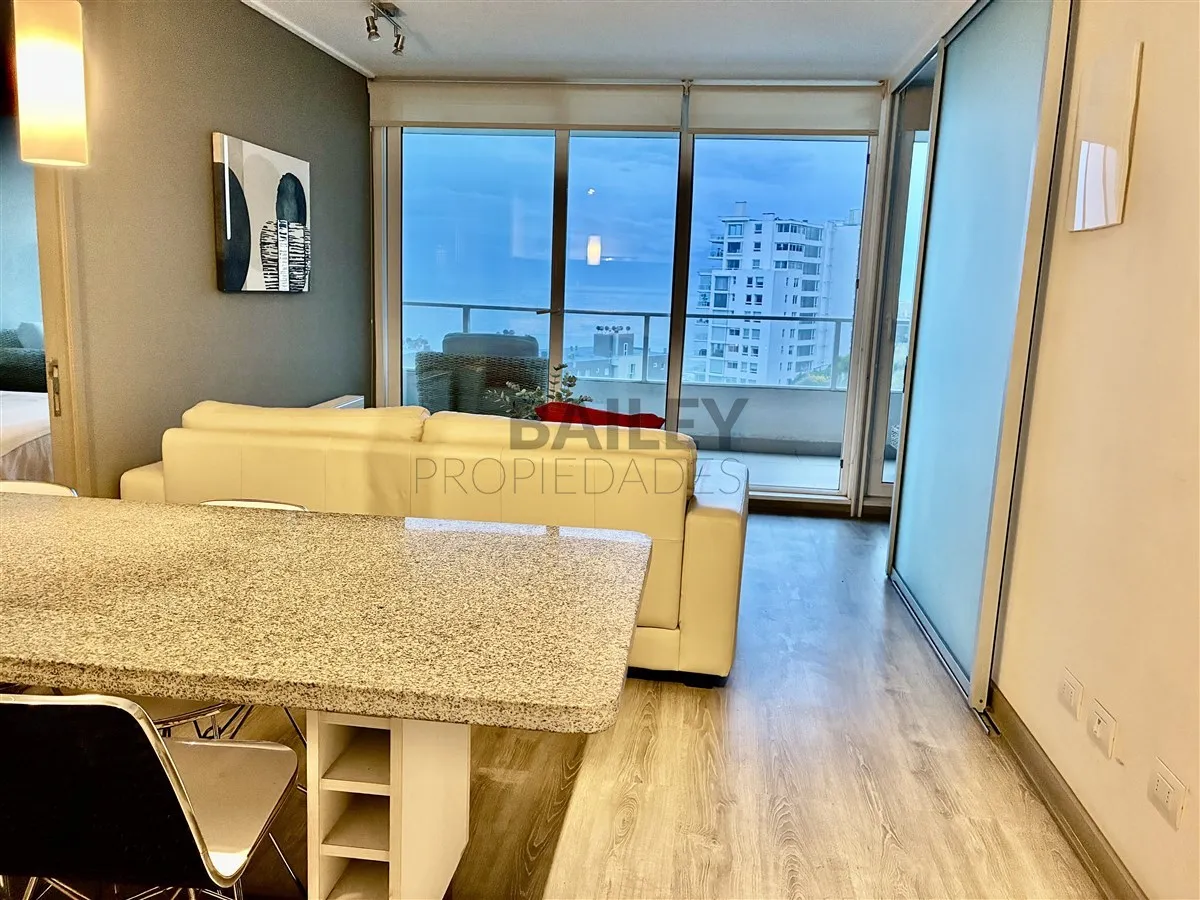 Imagen 3 de 27 de Departamento Venta 2d2b1b1e Equipado Costa De Montemar