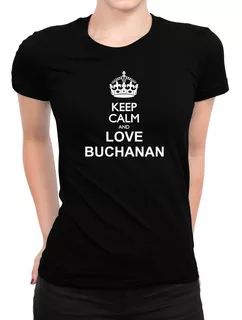 Idakoos Polo Mujer Keep Calm And Love Buchanan