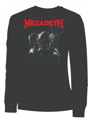 Buzos Busos Megadeth Thrash Metal Cr Grupo Musical 5 Modelos