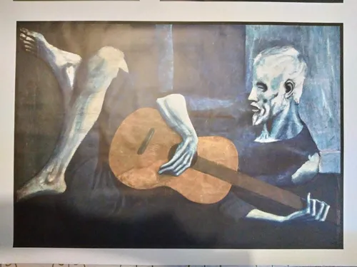 Cuadro Arte Clasico El Viejo Guitarrista Ciego Pablo Picasso