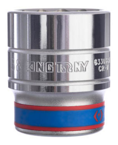 Soquete Estiado 38mm  Encaixe 3/4 King Tony 633038m