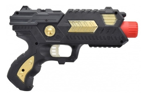 Rifle + Revolver Lanza Dardos Y Balines