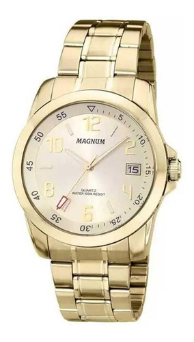 Relógio Masculino Magnum Analogico Ma31980g - Dourado