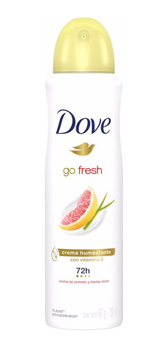 Desodorante Spray Dove 150 Ml Go Fresh Pomelo Y Limon