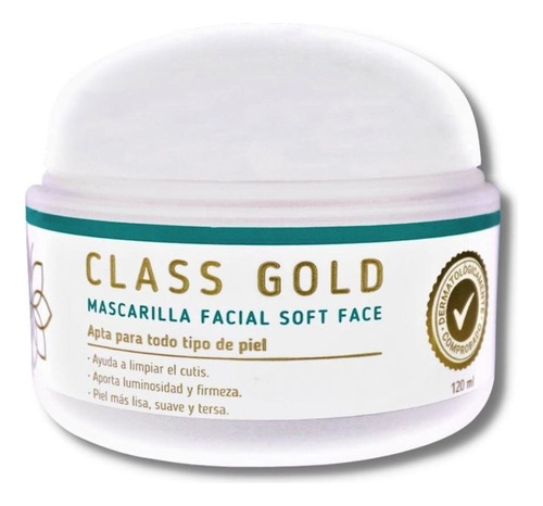 Mascarilla Soft Face Class Gold - mL a $438