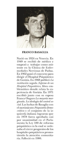Imagen 3 de 3 de La Condena De Ser Loco Y Pobre (franco Basaglia)