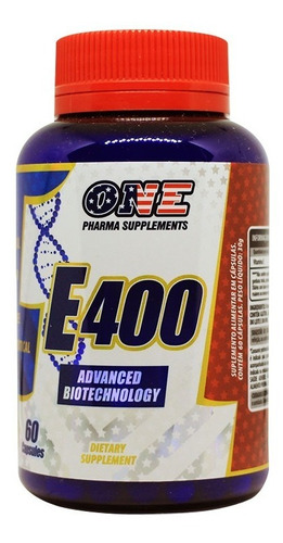 E 400 Ui One Pharma Vitamina E Antioxidante E400 Importada