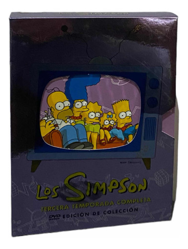 Los Simpson. Tercera Temporada Completa. Dvd. Serie Animada.