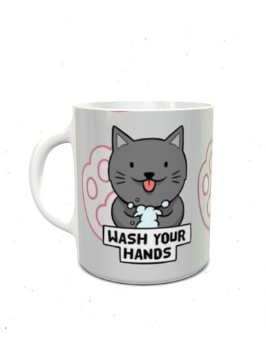 Mug Taza Gatos Prevencion 11 Onzas