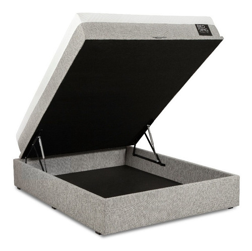 Imagen 4 de 9 de Base Sommier Baulera Cama Baúl 2 Plazas (140x190x25)