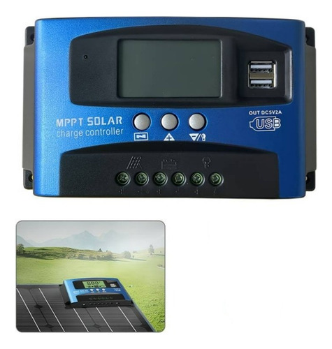 Mppt Panel Solar Regulador Controlador 60a De Carga 12v/24v