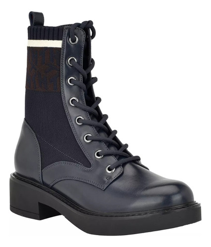 Botas Tommy Hilfiger Tesse Combate Botines Casuales Azul 