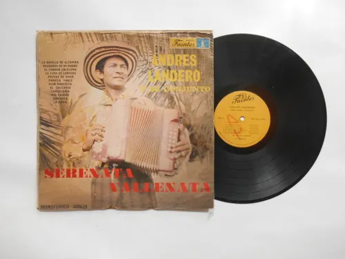 Andres Landero Conjunto Serenata Vallenata Lp Vinilo 1971 (Usado)