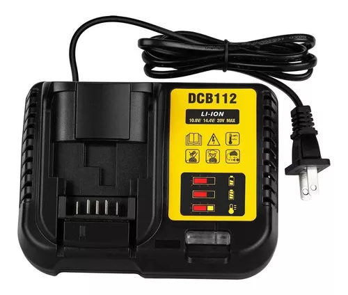 Cargador de batería de litio DCB112 para Dewalt, 10,8 V, 12V, 14,4