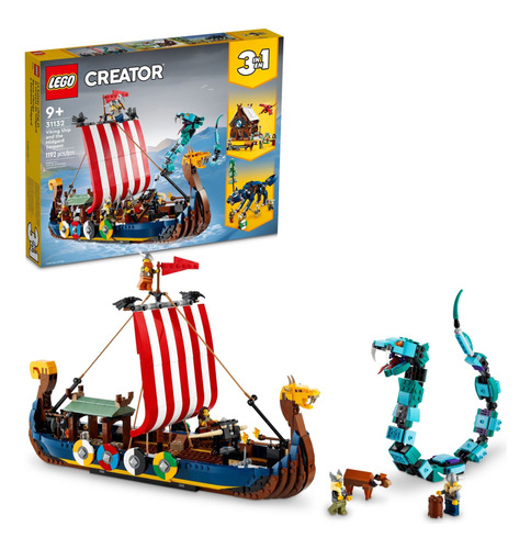 Lego Creator 3en1 Barco Vikingo Y La Serpiente