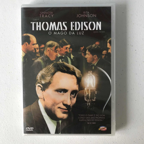 Dvd Thomas Edison O Mago Da Luz - Lacrado