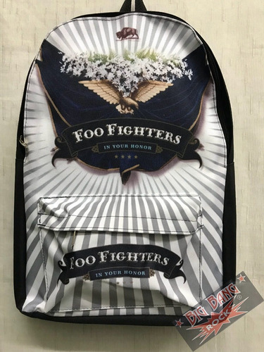 Mochila Foo Fighters Sublimada ( Eshop Big Bang Rock)