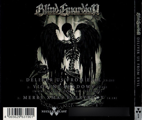 Blind Guardian / Deliver Us From Evil- Cd Single Album Imp