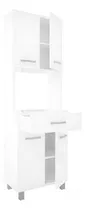 Comprar Kit De Cocina Lejaim 0,60x1,80 4 Puertas + 1 Cajón Materiales Resistentes Estantes Ajustables Acabado Elegante Medidas Perfectas