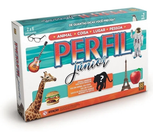 Jogo De Tabuleiro Perfil Junior 2 Grow 01979 - Infantil