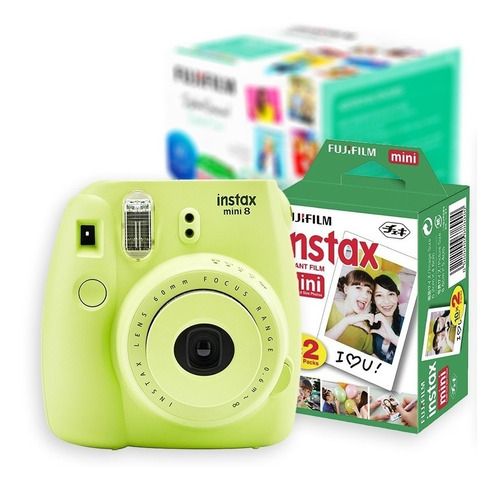 Cámara Instantanea - Fujifilm Instax Mini 8 Verde Nueva