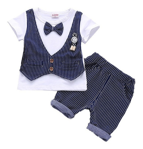 Conjunto Formal Short Bebe Talla 12 -36 Meses