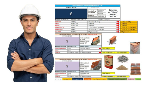 Cálculo De Materiales Y Mano De Obra Para Tu Obra