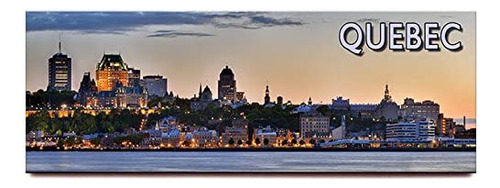 Ciudad De Quebec Panoramica Iman Para Nevera Canada Souve