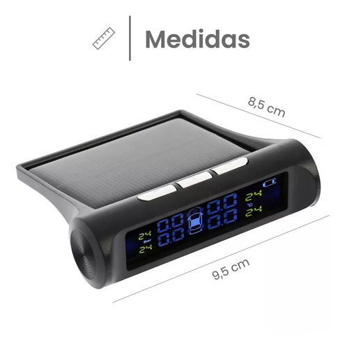 Raitot Sensor Tpms Medidor Presion Temperatura Rueda Neumati