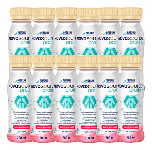 Novasource Proline - Kit 12x 200ml Cada - Nestle 